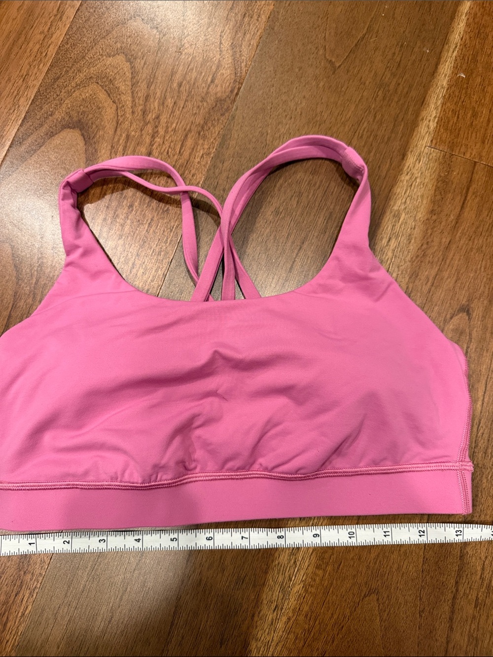 lululemon athletica petal pink energy bra